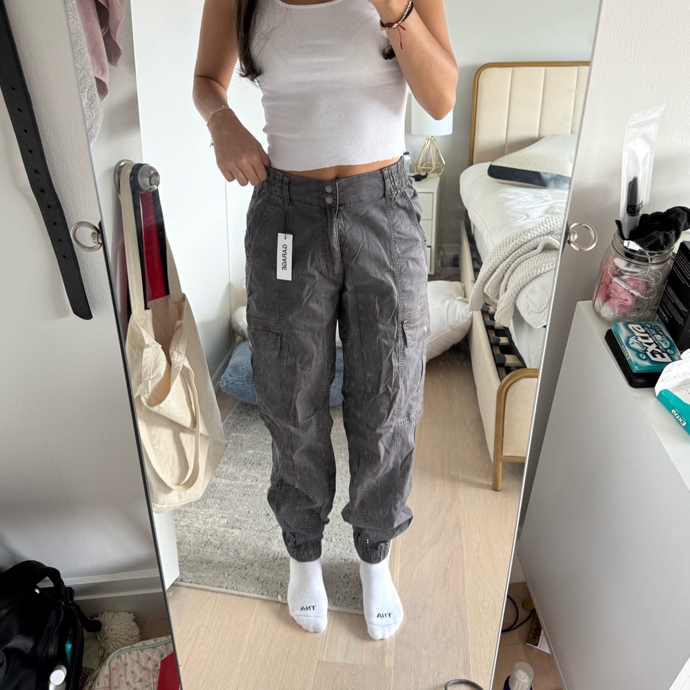 Garage jean cargo pants joggers